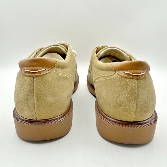 SAS Mens Ambassador Lace Up Oxford Shoes US 8.5 Wide Tan Leather EUC - Picture 9 of 14